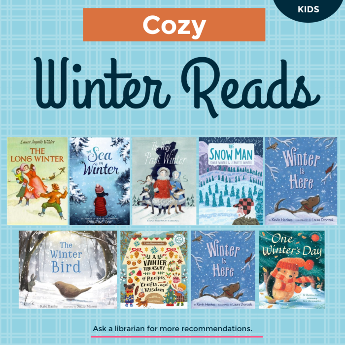 Cozy fiction books for winter